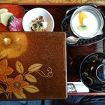 うなぎ処 新角 - うなぎ重(特中)を真上から