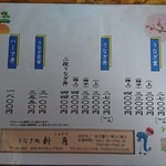 うなぎ処 新角 - メニュー