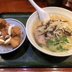 地鶏のすみ家 - 2019.3.19  マヨ唐揚丼セット