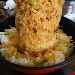 魚河岸 丸天 - 海鮮かき揚げ丼(1100円)