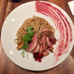Gion Duck Noodles - 鴨チェリーつけ麺XL トッピング鴨肉6枚