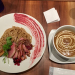 Gion Duck Noodles - 鴨チェリーつけ麺XL トッピング鴨肉6枚