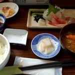 魚津丸食堂 - お刺身定食1000円(税込)