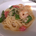 PASTAVOLA - ランチ・Today Pasta：海老とオクラとフレッシュトマトのスパ