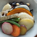 アーセンプレイス - 畑のカレー 黒米入り玄米ごはんと季節の野菜