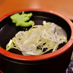 ゆう月 - 【もりそば＠税込580円】薬味