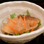 目黒の和食 さとう - 【鯛茶漬け@税込1,200円】鮭の南蛮漬け