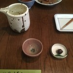 Dankazura Kosuzu - お酒には蕎麦味噌が付いてきます