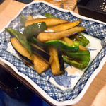すみれ - 長なすピーマンいため500円