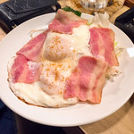 すみれ - ベーコンエッグ500円