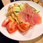 すみれ - 生ハムアスパラ盛合せ500円