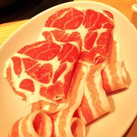 しゃぶしゃぶ KINTAN 代官山本店 - 【豚しゃぶセット ¥1.000】