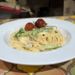 トリワイン ＰＩＫＯＳＨＨＨＵ - 玉ひものカルボナーラ