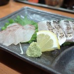 笑菜酒家 みや美 - ちょい飲み手帖のお造り２種盛