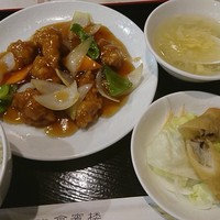 中華菜館 會賓楼 - 酢豚定食880円