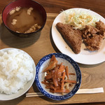 食堂 - 日の出定食 750円
