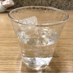 はげ天 - グラス 麦焼酎 ロックで。