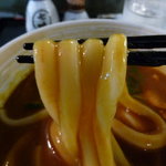 讃岐うどん 白庵 - 麺持ち上げ