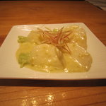 蕎麦 案山子 - 「蕪の茎味噌チーズ」
