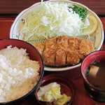 まるまつ - とんかつ定食　ご飯大盛り