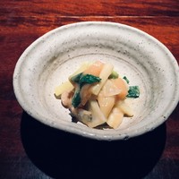 蕎麦懐石 無庵 - 青柳貝のぬた