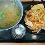 うどん 白木商店 - かき揚げうどん