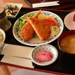 八百屋さんのレストラン - サーモンフライ定食