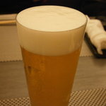 日本料理 晴山 - 乾杯用　生ビール