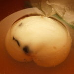 日本料理 晴山 - お椀　茸真薯　アップ