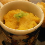 日本料理 晴山 - 盛合せ　生カラスミ寿司　アップ