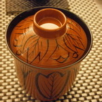 日本料理 晴山 - ご飯セットの赤だし