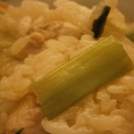 日本料理 晴山 - ご飯セットのご飯　大山地鶏と九条ネギ　アップ