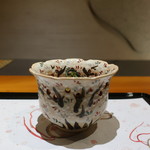 日本料理 幸庵 - 赤貝、水ダコ、スマガツオの刺身盛合せ（これじゃあ見えん・・・）