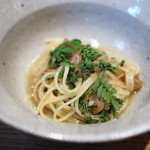 やまぐち - フカヒレと花山椒のパスタ