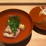 肉屋 雪月花 NAGOYA - 京都の甘鯛と長岡の筍のお吸い物
