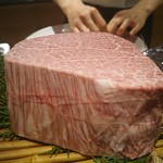 和牛 まつした - ■まつしたお任せ160g 8500＋ｼｬﾄｰﾌﾞtﾘｱﾝ 50ｇ 3400＋生ﾋﾞｰﾙ7802＋ｽﾊﾟｰｸﾘﾝｸﾞﾜｲﾝ ｶﾞｳﾞｧ 5000＋ｺｰｽﾎﾙﾓﾝ5002＝19,460円 2019年03月