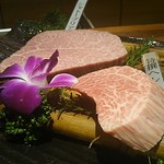 和牛 まつした - ■まつしたお任せ160g 8500＋ｼｬﾄｰﾌﾞtﾘｱﾝ 50ｇ 3400＋生ﾋﾞｰﾙ7802＋ｽﾊﾟｰｸﾘﾝｸﾞﾜｲﾝ ｶﾞｳﾞｧ 5000＋ｺｰｽﾎﾙﾓﾝ5002＝19,460円 2019年03月