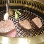 和牛 まつした - ■まつしたお任せ160g 8500＋ｼｬﾄｰﾌﾞtﾘｱﾝ 50ｇ 3400＋生ﾋﾞｰﾙ7802＋ｽﾊﾟｰｸﾘﾝｸﾞﾜｲﾝ ｶﾞｳﾞｧ 5000＋ｺｰｽﾎﾙﾓﾝ5002＝19,460円 2019年03月