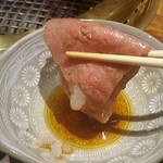 和牛 まつした - ■まつしたお任せ160g 8500＋ｼｬﾄｰﾌﾞtﾘｱﾝ 50ｇ 3400＋生ﾋﾞｰﾙ7802＋ｽﾊﾟｰｸﾘﾝｸﾞﾜｲﾝ ｶﾞｳﾞｧ 5000＋ｺｰｽﾎﾙﾓﾝ5002＝19,460円 2019年03月