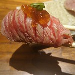 和牛 まつした - ■まつしたお任せ160g 8500＋ｼｬﾄｰﾌﾞtﾘｱﾝ 50ｇ 3400＋生ﾋﾞｰﾙ7802＋ｽﾊﾟｰｸﾘﾝｸﾞﾜｲﾝ ｶﾞｳﾞｧ 5000＋ｺｰｽﾎﾙﾓﾝ5002＝19,460円 2019年03月