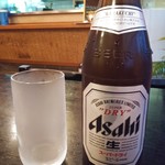そば大村庵 - 瓶ビール中450円