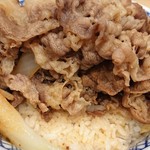 Yoshinoya - アタマの量はこんな感じ