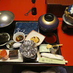 追分温泉 - 7700円(税別）の夕食の1部