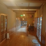 追分温泉 - 風呂場につながる通路