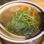 飛雄馬 - あっさり塩ラーメン＋半熟j玉子