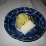 亀の井別荘 - お新香