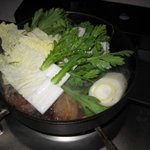 亀の井別荘 - 牛すき焼き鍋