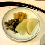 八起庵 - おしんこ.JPG