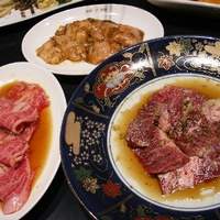 食道園 北新地店 - 食道園特選ハラミ、カルピ、テッチャン
