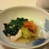 八起庵 丸太町本店 - お通し酢の物.JPG